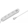 Smart power strip Denver SHP-300U 3 AC outlets Type E 4 White