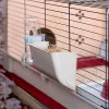 Cage Ferplast Krolik 140 Plus for Rabbit, Grey/Red, W1420×D600×H500 mm, Metal/Plastic