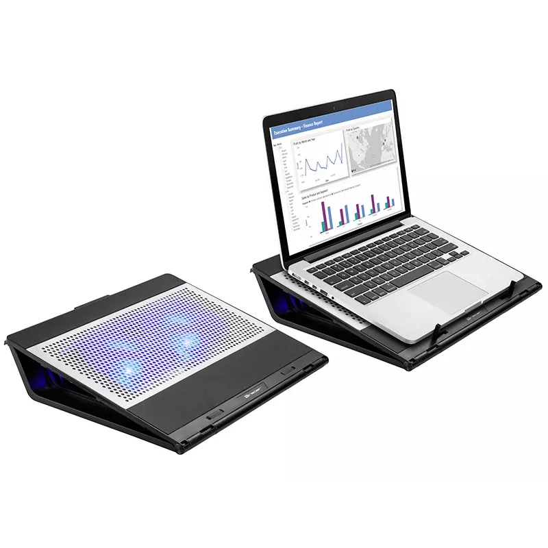 Laptop Cooling Pad Tracer Officer 43.2 cm 1100 RPM Black Silver