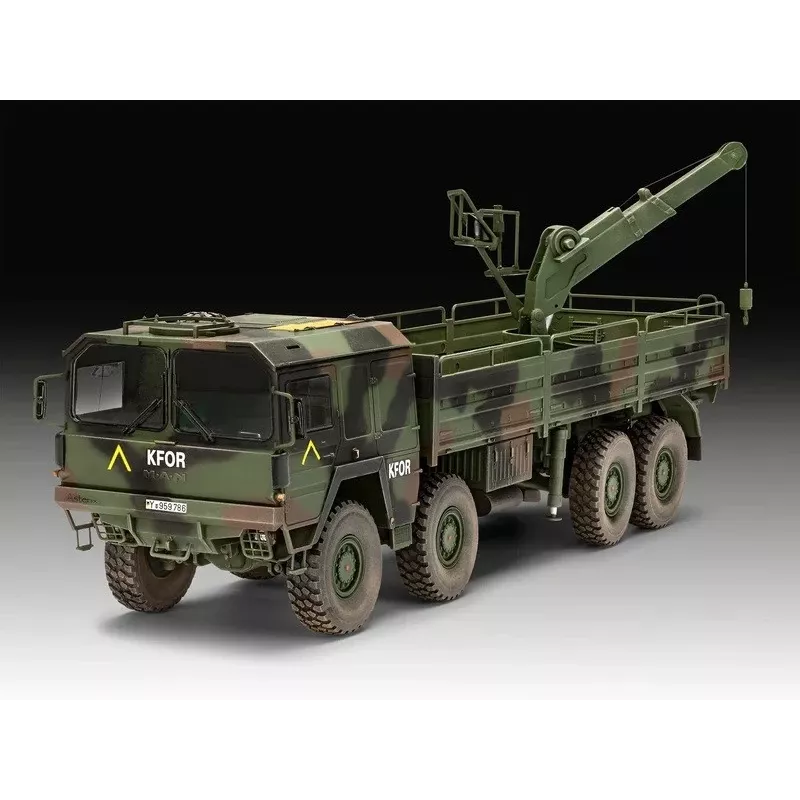 Plastic model kit REVELL Man 10T Milgl 8x8 Truck 1/35 scale