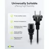 Goobay IEC Cord 5 m Black Power Plug Type F IEC C13 H05VV-F3G