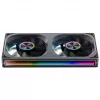 120mmx2 ARGB PWM Case Fans, Jonsbo ZA-240 Infinity Mirror 240mm Black