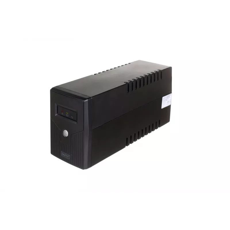Uninterruptible Power Supply DIGITUS Line-Interactive DN-170064-B 800 VA (480 W), AVR, LCD, Tower, 2 AC outlets, Type F