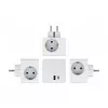 DeLOCK 11501 Power Plug Adapter Type F White 3A USB Ports
