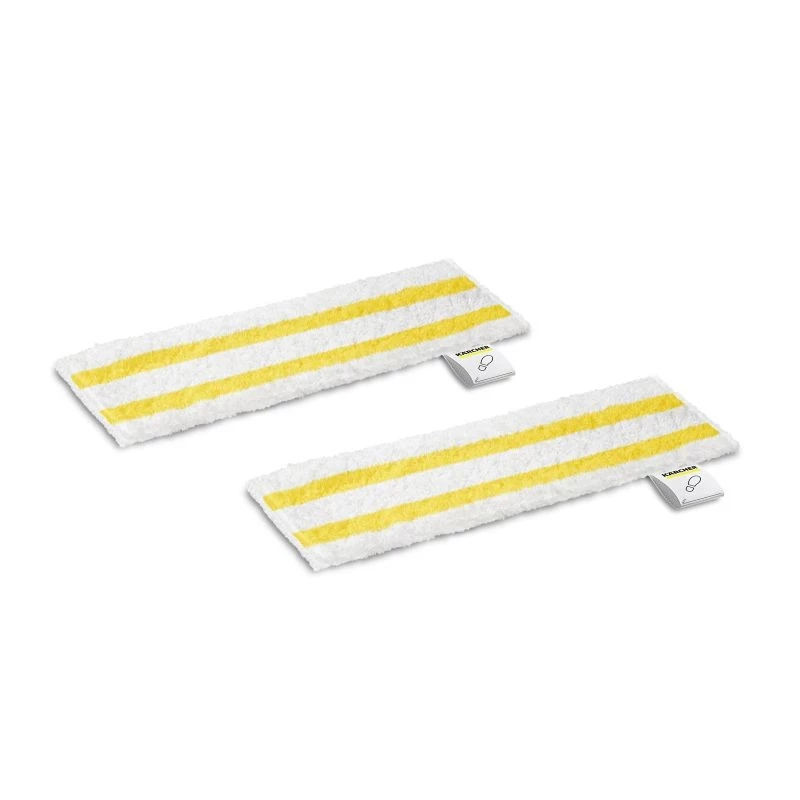 Kärcher Universal floor cloth set EasyFix Mop disposable cloth White, Yellow