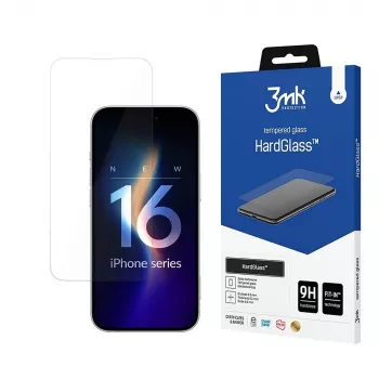 3MK HardGlass Clear screen protector Apple iPhone 16 Pro Impact Scratch Resistant