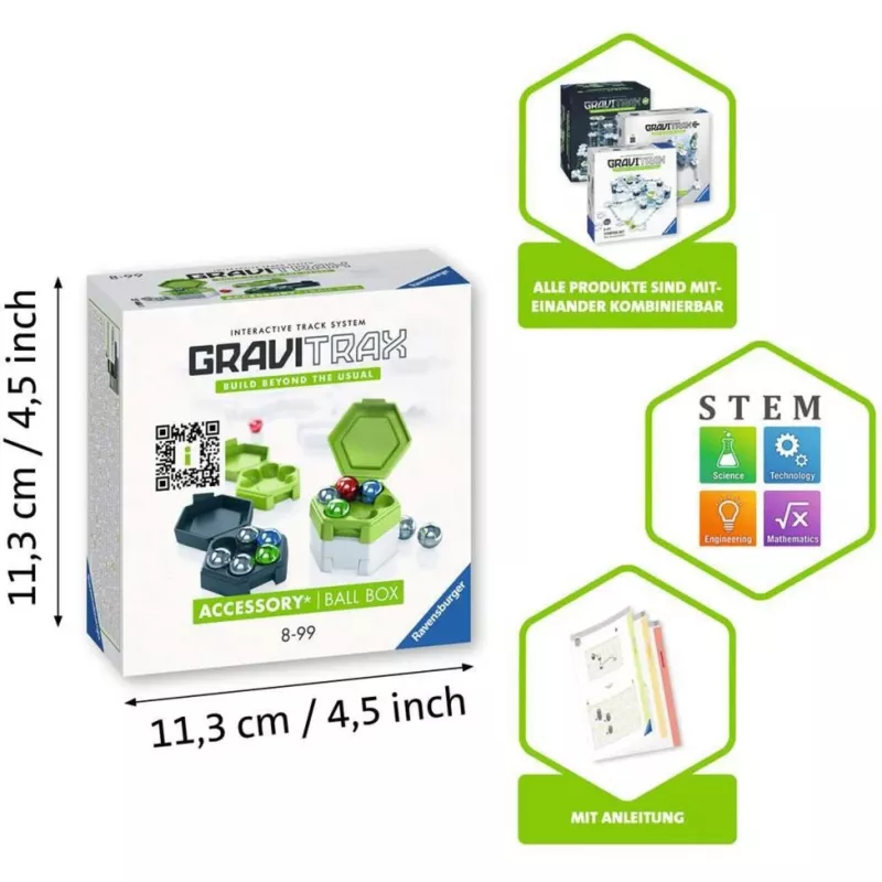 Accessory toy Ravensburger GraviTrax Ball Box multicolour