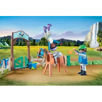 Figures set Horses 71637 Modern riding school