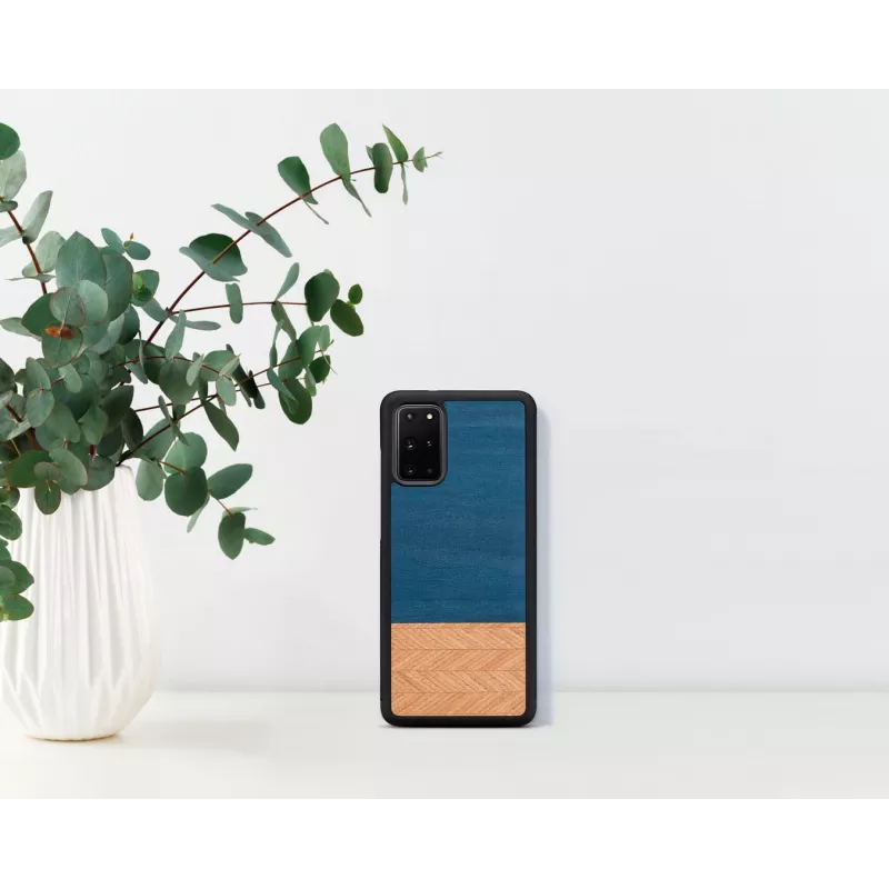 Phone case Man and Wood Galaxy S20+ denim black — protective cover for Samsung Galaxy S20+