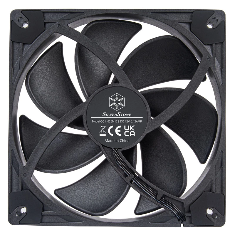 SilverStone VISTA SST-VS140B 140mm PWM Case Fan - Black