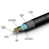 HDMI cable SAVIO CL-02 1.5 m — HDMI 1.4, 4096×2160, ARC, Ethernet, gold-plated contacts