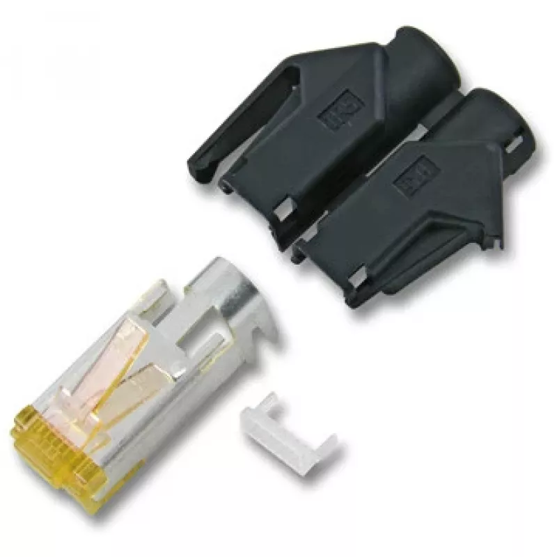 Draka UC900 - Patch-Cable - RJ-45 (M) - RJ-45 (M) - 3 m - SFTP - CAT 6a - Stranded, Halogen-Free - Blue (21.05.9534)