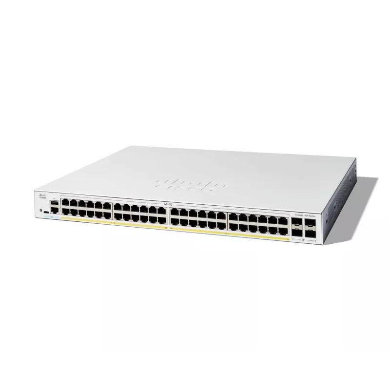 Managed Switch Cisco Catalyst 1300-48P-4G 48 Port GE PoE 4x1GE SFP