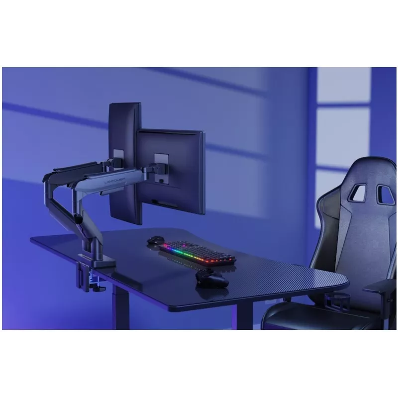 Monitor Mount LC-Power LC-EQ-A34B-D 34 inch Desk Black Clamp 40kg
