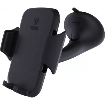 Car holder YENKEE YSM 415BK adjustable mount for smartphones, universal grip, dashboard/windshield compatible