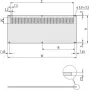 SCHROFF REAR PANEL 4U 84HP PERF. - Rack-Accessory (30849030)