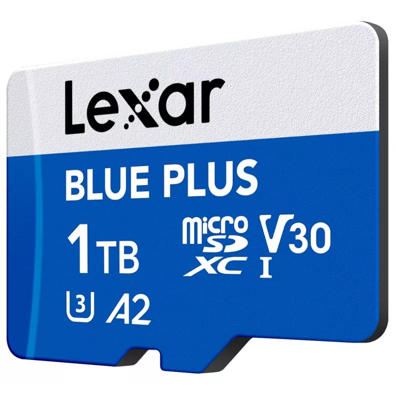 Memory card microSD card 1TB C10 A2 U3 V30 170MB/s Blue Plus