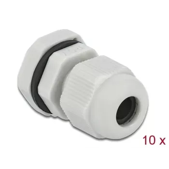 Cable Gland DeLOCK 60193 Grey Plastic 10 pcs