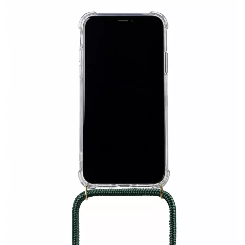 Phone necklace Lookabe loo014 for iPhone XR – gold-green protective pouch with strap