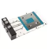 Backplate BitsPower X-TEND active for RTX 4090 FE — acrylic finish (BP-VG4090FE-BKP)