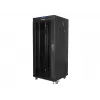 Freestanding rack LANBERG FF01-6627-12BL 19 inch 27U 600x600 mm glass door, 800 kg capacity