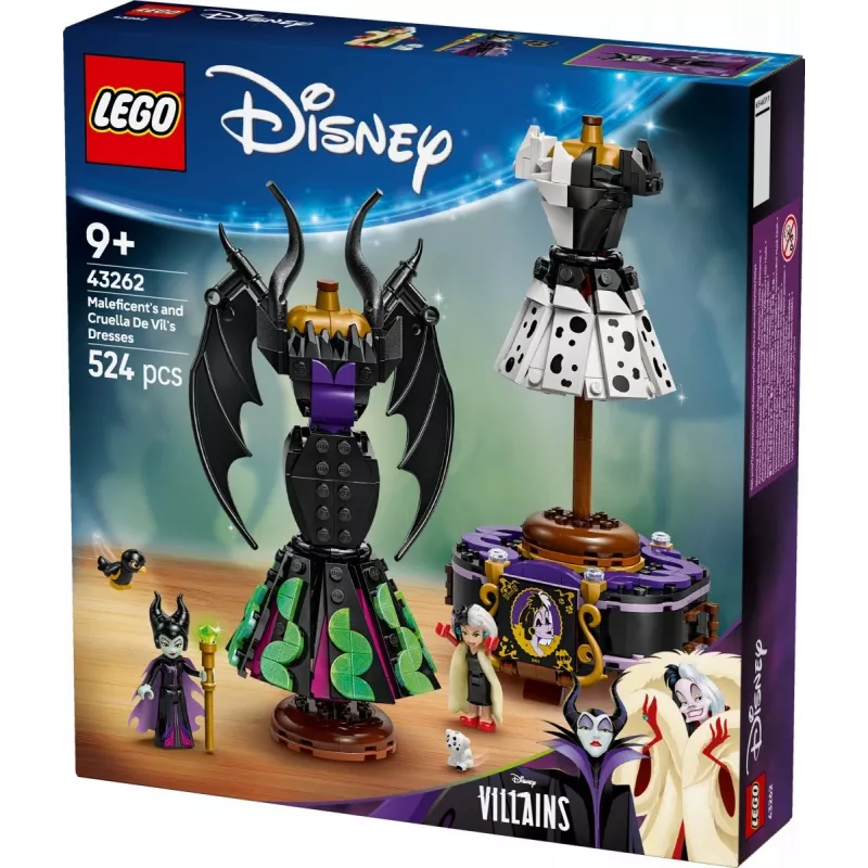 LEGO DISNEY 43262 Maleficent's and Cruella de Vil's Dresse