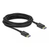 Delock - DisplayPort-Cable - DisplayPort (M) to DisplayPort (M) - DisplayPort 2,0 - 3,0m - Supports 10K 60 Hz (10,240 x 4320) - Black (80263)
