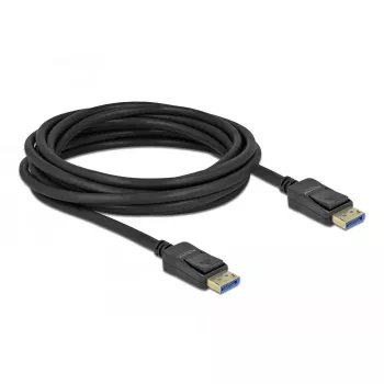 Delock - DisplayPort-Cable - DisplayPort (M) to DisplayPort (M) - DisplayPort 2,0 - 3,0m - Supports 10K 60 Hz (10,240 x 4320) - Black (80263)