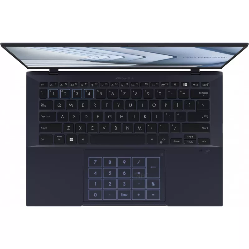 ASUS ExpertBook B9 OLED B9403CVAR-PP1735X Intel Core 7 150U Laptop 35.6 cm (14 inch) WQXGA+ 16 GB LPDDR5x-SDRAM 512 GB SSD Wi-Fi 6E (802.11ax) Windows 11 Pro German Black