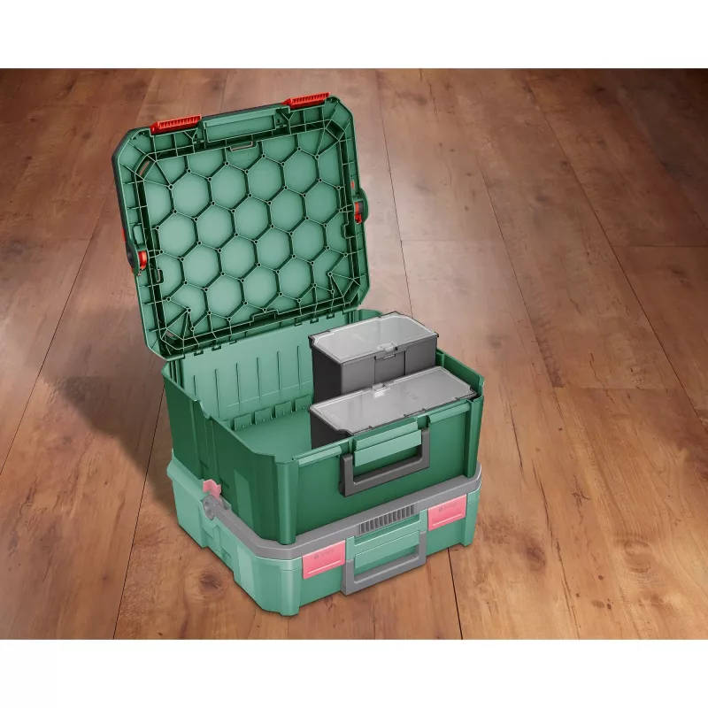 Storage box Bosch SystemBox rectangular polypropylene 176×105×133 mm Black/Grey