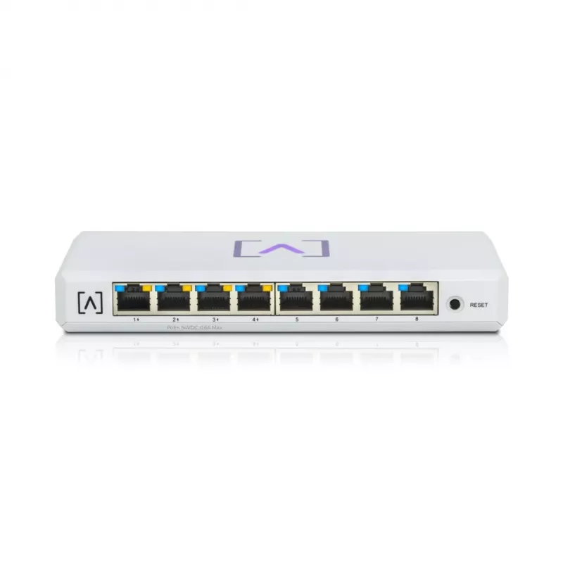 Alta Labs S8-POE network switch Managed Gigabit Ethernet (10/100/1000) Power over Ethernet (PoE) White
