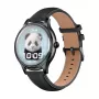 Smart watch Colmi L28 with black silicone and black leather straps