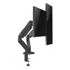 Monitor Arm up up Economical Interactive Counterbalance Dual Monitor Arm Matte Black VESA 75x75/100x100