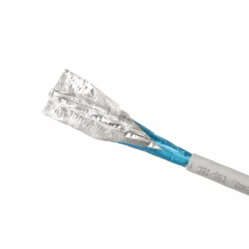 Network Cable Extralink Twisted pair CAT6A FTP (F/FTP) V2 Indoor 500M Grey