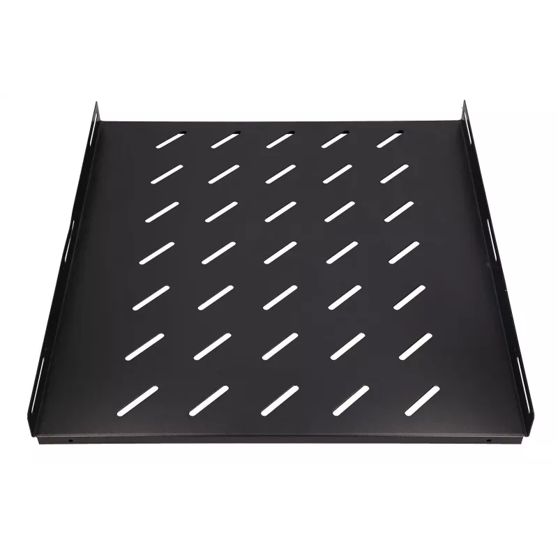 Extralink EX.8635 Fixed Rack Shelf 1U 19 inch 500 mm Deep for 800 mm Cabinets, Black