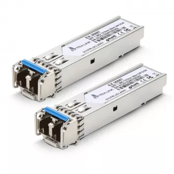 Extralink SFP 1.25G Module 2-pack, 1.25Gbps, LC/UPC, 1310nm, 20km, Single Mode, DOM
