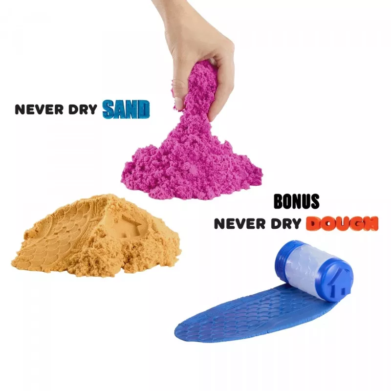 Kinetic sand Wonder Factory Never Dry Sand Bag, Orange Red