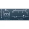 Construction toy Cobi Volkswagen T2b Fire Engine 1:35 scale, red