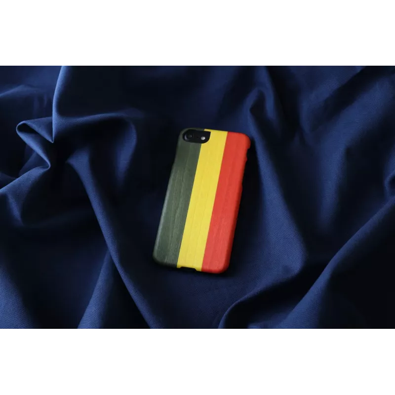 Phone case Man and Wood for iPhone 7/8 — reggae black