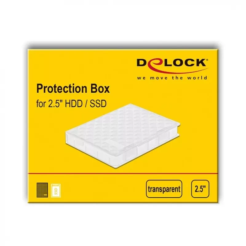 Protection Box for 2.5 inch HDD / SSD DeLOCK 18367