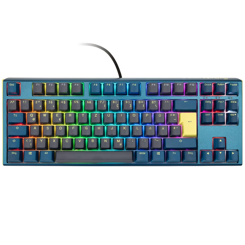 Ducky One 3 Daybreak TKL Gaming Keyboard, RGB LED - MX-Red (DKON2187ST-RDEPDDBBHHC1)
