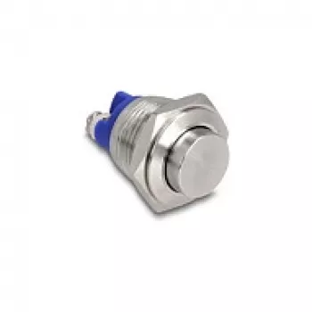 Push Button DELOCK 22039, 16 mm panel switch, 2 x screw terminal