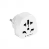 Travel plug adapter GEMBIRD A-AC-EUMINTF — World to EU, 15A