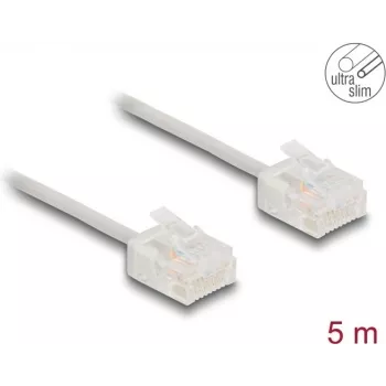 Network Cable DeLOCK RJ45 Cat.6 5m Grey