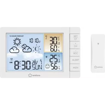 Renkforce Digitale-Wetterstation White (RF-4883634)