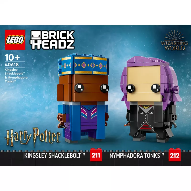 Lego Brickheadz Harry Potter 40618 Kingsley Shacklebolt And Nimfadora Tonks