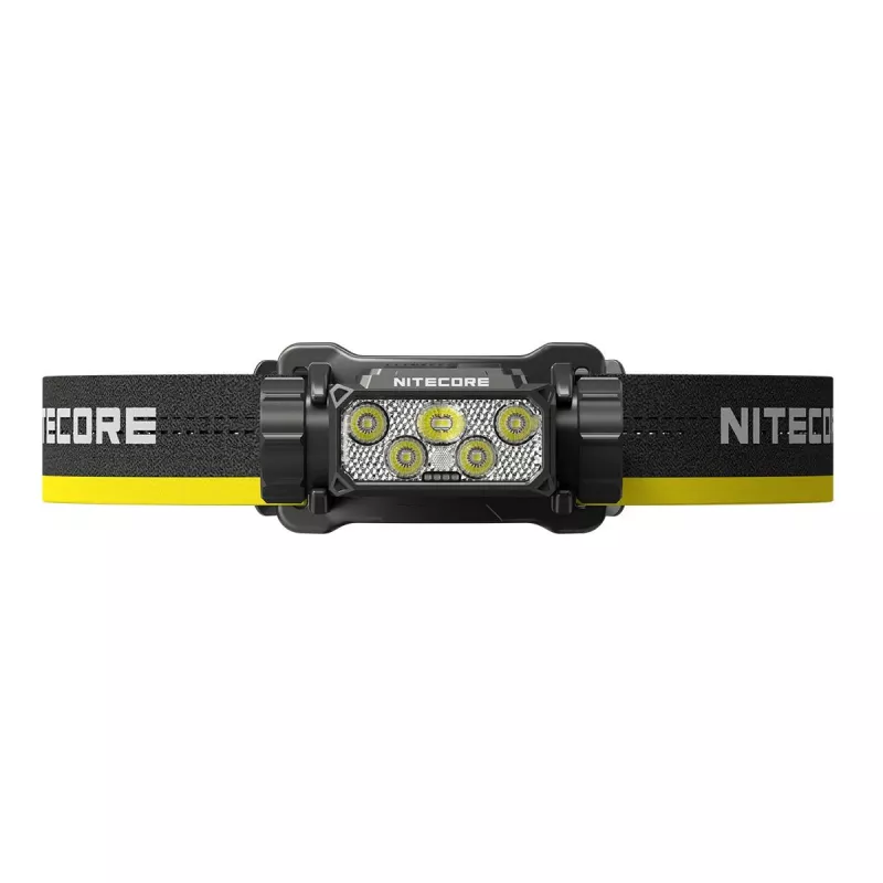 Headlamp Nitecore HC70 UHE — headband flashlight, 1600 lumens, shockproof, waterproof, 0.172 kg, black