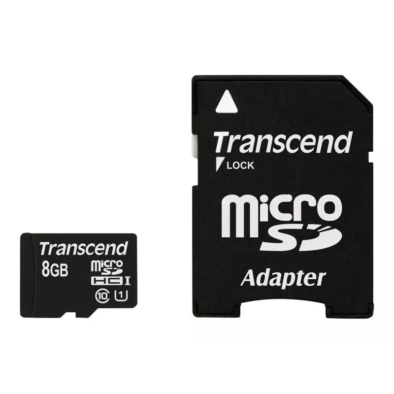 Transcend Premium - Flash Memory Card (microSDHC/SD-Adapter inbegriffen)