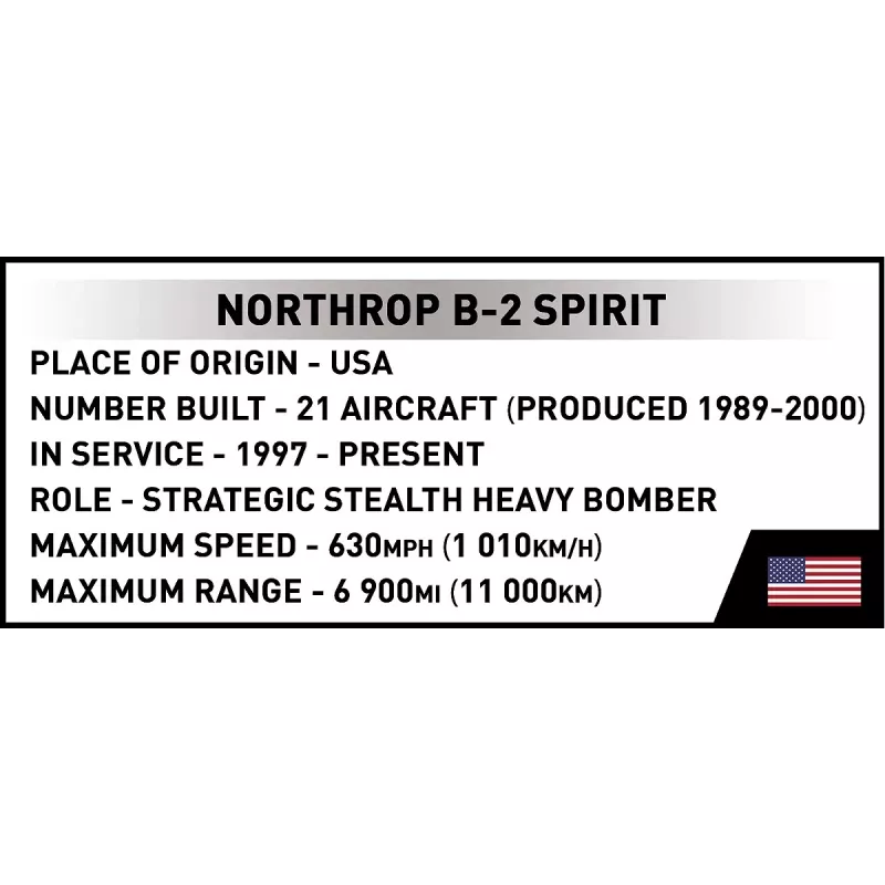 Building Set Cobi Northrop Grumman B-2 SPIRIT model kit, brand Cobi, MPN 5916