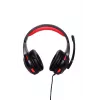 Wired gaming headset GEMBIRD GHS-U-5.1-01 — over-ear, 5.1 support, 20–20,000 Hz, 2 m cable, red/black